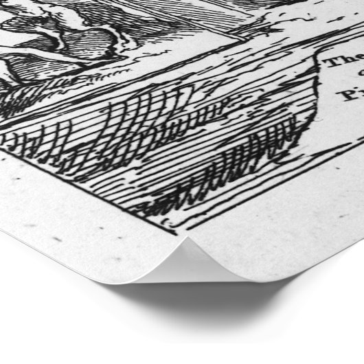 Die Schlacht der Bilder, 1745 Poster (Ecke)