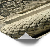 Die Schlacht gegen die Dacians, Details Trajans Poster (Ecke)