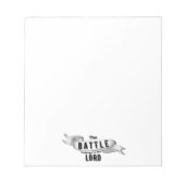 Die Schlacht gehört dem Herrn Notizblock (Vorderseite)