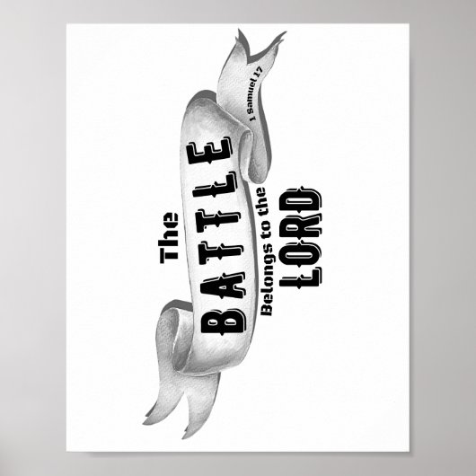 Die Schlacht gehört dem Herrn Poster (Vorne)