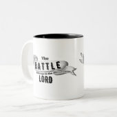 Die Schlacht gehört dem Herrn Zweifarbige Tasse (Vorderseite Links)