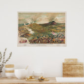 Die Schlacht im Zivilen Krieg Amerikas gegen den M Poster (Küche)