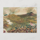 Die Schlacht im Zivilen Krieg Amerikas gegen den M Postkarte (Vorderseite)