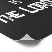 Die Schlacht ist das Zitat der KJV-Bibel Poster (Ecke)