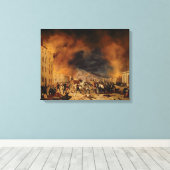 Die Schlacht Leinwanddruck (Insitu (Holzboden))