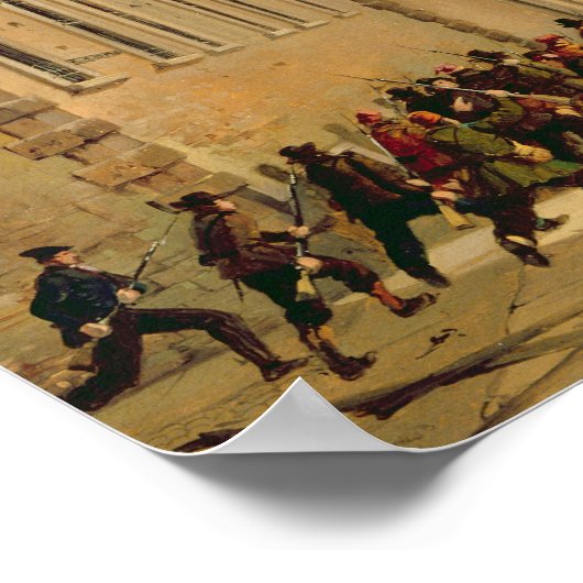 Die Schlacht Poster (Ecke)