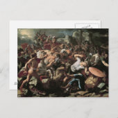 Die Schlacht Postkarte (Vorne/Hinten)