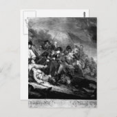 Die Schlacht um Bunker's Hill in der Nähe von Bost Postkarte (Vorne/Hinten)
