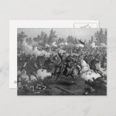 Die Schlacht um Cedar Creek Postkarte (Vorne/Hinten)