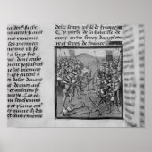 Die Schlacht um Crecy im Jahr 1346 Poster (Vorne)