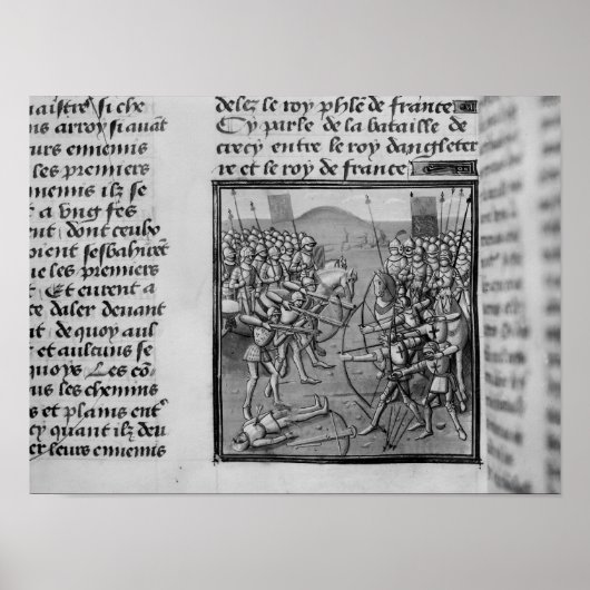 Die Schlacht um Crecy im Jahr 1346 Poster (Vorne)