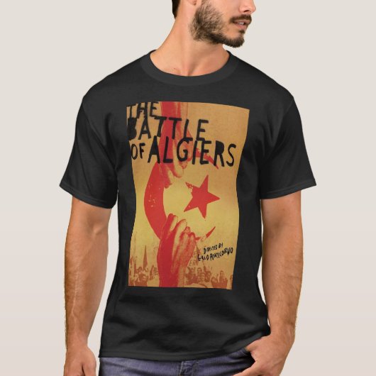 Die Schlacht um das Poster von Algier T-Shirt (Vorderseite)