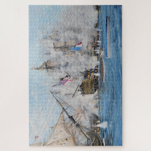 Die Schlacht um das Trafalgar-Puzzle Puzzle (Vertikal)