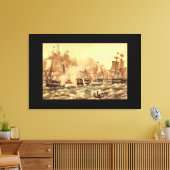 Die Schlacht um den Erie-See, Commodore_Gravings Leinwanddruck (Insitu (Wohnzimmer))