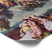 Die Schlacht um die Hunnen von Wilhelm von Kaulbac Poster (Ecke)