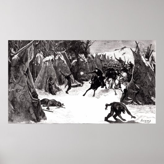 Die Schlacht um die Washita Poster (Vorne)