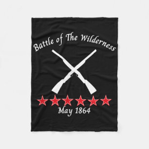 Die Schlacht um die Wildnis Virginia 1864 Zivil B Fleecedecke