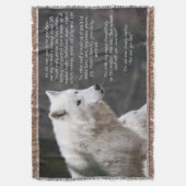 Die Schlacht um die zwei Wölfe Decke (Vorderseite Vertikal)