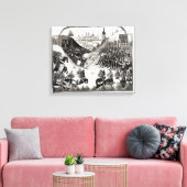 Die Schlacht um Formigny Leinwanddruck (Insitu (Wohnzimmer))