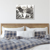 Die Schlacht um Formigny Leinwanddruck (Insitu (Schlafzimmer))