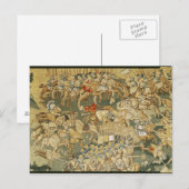 Die Schlacht um Jarnac Postkarte (Vorne/Hinten)