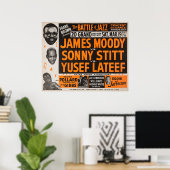 Die Schlacht um Jazz Vintag Poster (Heimbüro)
