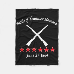 Die Schlacht um Kennesaw Mountain Georgia Zivil Ba Fleecedecke