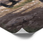 Die Schlacht um Long Island, Leinwand Art Print Poster (Ecke)