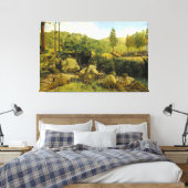 Die Schlacht um Mortain durch Keith Rocco Leinwanddruck (Insitu (Schlafzimmer))