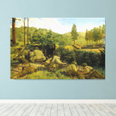 Die Schlacht um Mortain durch Keith Rocco Leinwanddruck (Insitu (Holzboden))