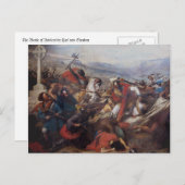 Die Schlacht um Poitiers Postkarte (Vorne/Hinten)