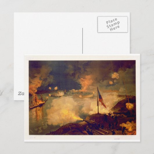 Die Schlacht um Port Hudson im Zivilen Krieg Ameri Postkarte (Vorne/Hinten)
