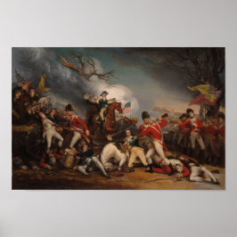Die Schlacht um Princeton - John Trumbull Poster