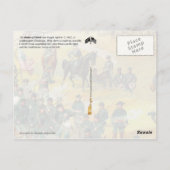 Die Schlacht um Shiloh Postkarte (Rückseite)