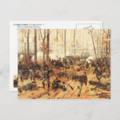 Die Schlacht um Shiloh Postkarte (Vorne/Hinten)
