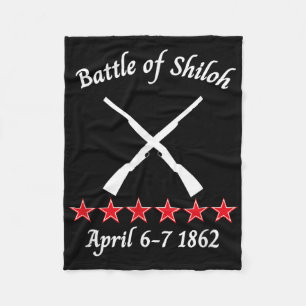 Die Schlacht um Shiloh Tennessee 1862 Zivile Schla Fleecedecke