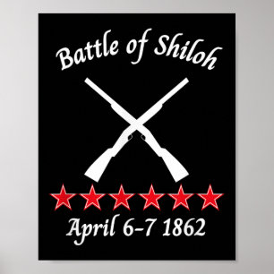 Die Schlacht um Shiloh Tennessee 1862 Zivile Schla Poster