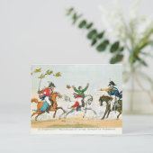 Die Schlacht um Waterloo Postkarte (Stehend Vorderseite)