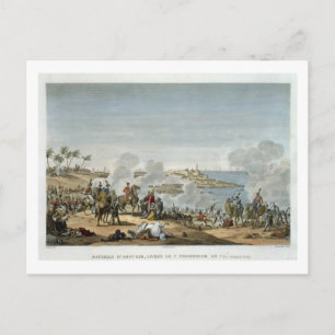 Die Schlacht von Aboukir, 7 Thermidor, Jahr 7 (25 Postkarte