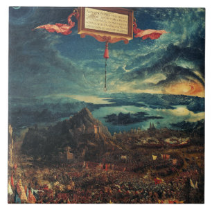 Die Schlacht von Alexander bei Issus Fliese