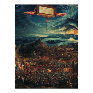 Die Schlacht von Alexander bei Issus Poster
