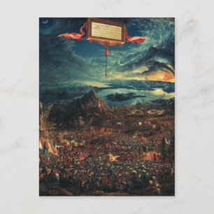 Die Schlacht von Alexander bei Issus Postkarte