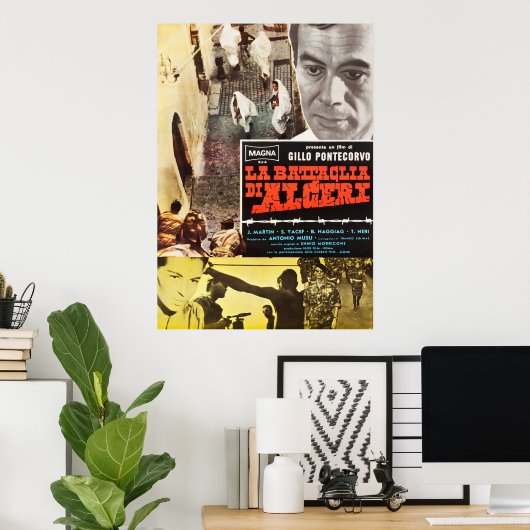 Die Schlacht von Algier Poster (Heimbüro)