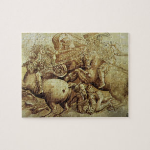 Die Schlacht von Anghiari von Leonardo da Vinci Puzzle