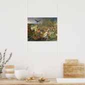 Die Schlacht von Arbela (oder Gaugamela) 331 v. Ch Poster (Küche)