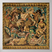 Die Schlacht von Arbelles im Jahr 33 v. Chr., Aubu Poster (Vorne)