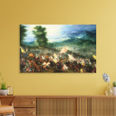 Die Schlacht von Arbelles oder die Schlacht von Is Leinwanddruck (Insitu (Wohnzimmer))