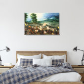 Die Schlacht von Arbelles oder die Schlacht von Is Leinwanddruck (Insitu (Schlafzimmer))
