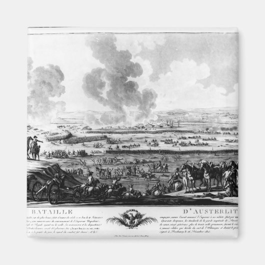 Die Schlacht von Austerlitz am 2. Dezember 1805 Magnet (Vorne)