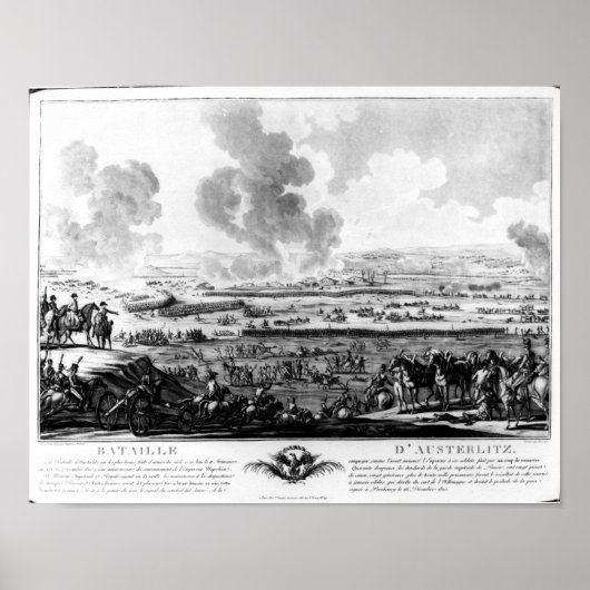 Die Schlacht von Austerlitz am 2. Dezember 1805 Poster (Vorne)